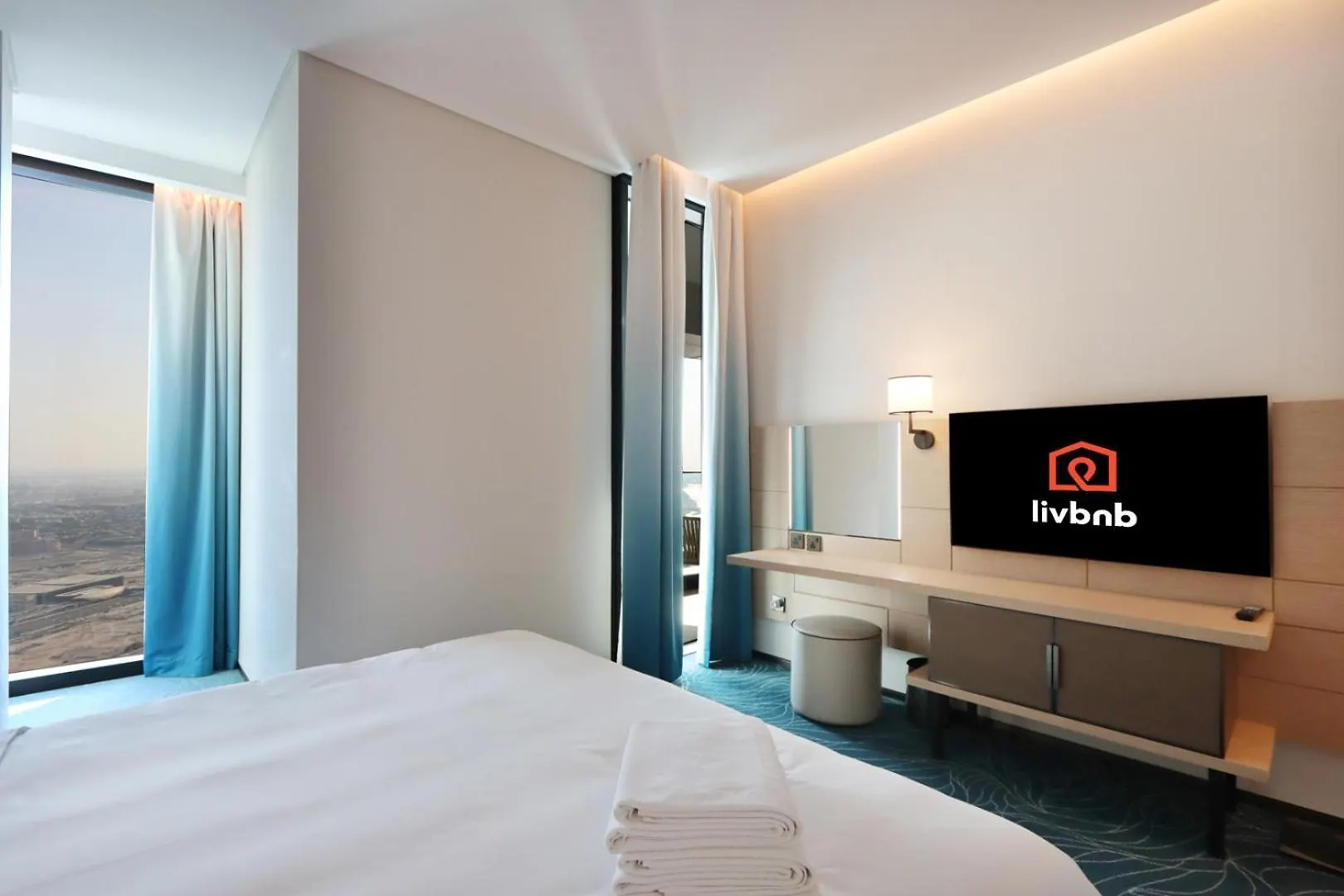 Livbnb-Sleek 2B Where City And Sky Meets The Sea Dubai 0*,
